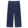 Navy blue corduroy children's pants 128 by vidaXL, kids pants - Ref: Foro24-13917, Price: 12,99 €, Discount: %