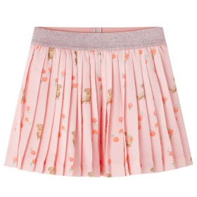 Falda plisada infantil naranja claro 128 de vidaXL, Pantalones de niños - Ref: Foro24-14622, Precio: 13,99 €, Descuento: %