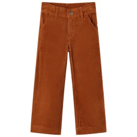 Pantalón infantil pana color coñac 92 de vidaXL, Pantalones de niños - Ref: Foro24-13929, Precio: 12,99 €, Descuento: %