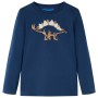 Camiseta infantil de manga larga azul marino 140 de vidaXL, Camisetas para niños - Ref: Foro24-12863, Precio: 8,06 €, Descuen...