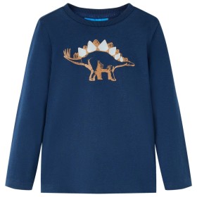 Navy blue long-sleeved children's t-shirt 116 by vidaXL, Kids T-shirts - Ref: Foro24-12861, Price: 8,99 €, Discount: %