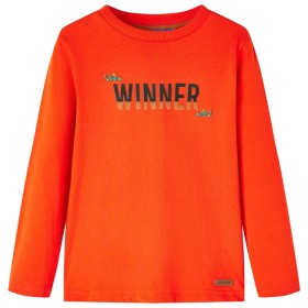 Camiseta infantil de manga larga naranja brillo 116 de vidaXL, Camisetas para niños - Ref: Foro24-12896, Precio: 9,99 €, Desc...