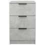 Nightstands 2 units concrete gray color 40x36x65 cm by vidaXL, Nightstands - Ref: Foro24-811277, Price: 94,43 €, Discount: %