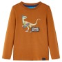 Langarm-T-Shirt für Kinder in der Farbe Cognac 128 von vidaXL, Kinder-T-Shirts - Ref: Foro24-12837, Preis: 9,67 €, Rabatt: %