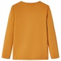 Children's t-shirt with long sleeves dark ocher 128 by vidaXL, Kids T-shirts - Ref: Foro24-12947, Price: 9,49 €, Discount: %