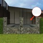 U-shaped basket galvanized gabion wall 240x20x100 cm by vidaXL, fence panels - Ref: Foro24-142546, Price: 95,77 €, Discount: %