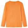 Dunkeloranges Langarm-T-Shirt für Kinder 128 von vidaXL, Kinder-T-Shirts - Ref: Foro24-13067, Preis: 9,49 €, Rabatt: %