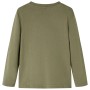 Khaki long-sleeved children's t-shirt 140 by vidaXL, Kids T-shirts - Ref: Foro24-13438, Price: 11,74 €, Discount: %