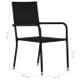 Garden chairs 2 units black synthetic rattan by vidaXL, Garden chairs - Ref: Foro24-43929, Price: 61,00 €, Discount: %