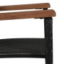 Garden chairs 2 units black synthetic rattan by vidaXL, Garden chairs - Ref: Foro24-43937, Price: 96,78 €, Discount: %