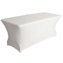 Perel White elastic rectangular tablecloth by Perel, Tablecloths - Ref: Foro24-432583, Price: 57,93 €, Discount: %