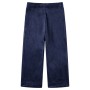 Pantalón infantil terciopelo azul oscuro 128 de vidaXL, Pantalones de niños - Ref: Foro24-14402, Precio: 8,99 €, Descuento: %