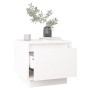 Mesita de noche madera maciza de pino blanco 35x34x32 cm de vidaXL, Mesitas de noche - Ref: Foro24-813397, Precio: 39,71 €, D...