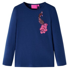 Navy blue long-sleeved children's t-shirt 104 by vidaXL, Kids T-shirts - Ref: Foro24-13595, Price: 9,99 €, Discount: %