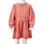 Vestido infantil de manga larga rosa 140 de vidaXL, Vestidos de niños - Ref: Foro24-14468, Precio: 14,99 €, Descuento: %