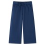 Pantalón infantil con perneras anchas azul marino 104 de vidaXL, Pantalones de niños - Ref: Foro24-14828, Precio: 13,06 €, De...