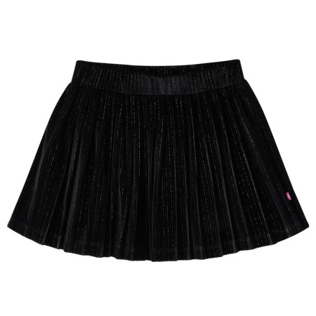 Falda plisada infantil lúrex negro 128 de vidaXL, Pantalones de niños - Ref: Foro24-14875, Precio: 11,93 €, Descuento: %