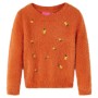 Orangefarbener Kinderstrickpullover 128 von vidaXL, Kinder-T-Shirts - Ref: Foro24-14945, Preis: 16,40 €, Rabatt: %