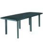 Mesa de jardín de plástico verde 210x96x72 cm de vidaXL, Mesas de jardín - Ref: Foro24-43596, Precio: 185,67 €, Descuento: %