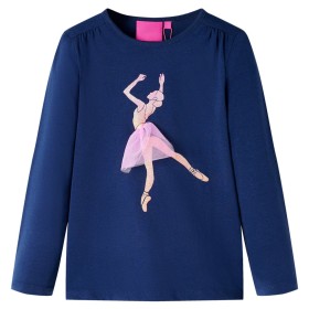 Navy blue long-sleeved children's t-shirt 104 by vidaXL, Kids T-shirts - Ref: Foro24-14000, Price: 9,99 €, Discount: %