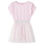 Vestido infantil volantes rosa claro 116 de vidaXL, Vestidos de niños - Ref: Foro24-14551, Precio: 14,41 €, Descuento: %