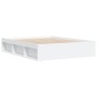 White bed frame 150x200 cm by vidaXL, Beds and slatted bases - Ref: Foro24-3203866, Price: 143,99 €, Discount: %