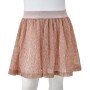 Falda infantil con purpurina rosa suave 140 de vidaXL, Pantalones de niños - Ref: Foro24-15090, Precio: 12,99 €, Descuento: %