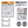 Tiger Material de montaje TigerFix Type 1 metal 398730046 de Tiger, Monturas para accesorios de baño - Ref: Foro24-420521, Pr...