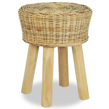 Barhocker aus natürlichem Rattan von vidaXL, Küchenhocker - Ref: Foro24-244578, Preis: 71,64 €, Rabatt: %