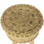 Barhocker aus natürlichem Rattan von vidaXL, Küchenhocker - Ref: Foro24-244578, Preis: 71,64 €, Rabatt: %