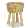 Barhocker aus natürlichem Rattan von vidaXL, Küchenhocker - Ref: Foro24-244578, Preis: 70,62 €, Rabatt: %