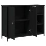 Aparador de madera de ingeniería negro 100x33x75 cm de vidaXL, Aparadores - Ref: Foro24-835549, Precio: 87,02 €, Descuento: %