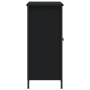 Aparador de madera de ingeniería negro 100x33x75 cm de vidaXL, Aparadores - Ref: Foro24-835549, Precio: 87,02 €, Descuento: %