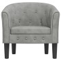 Light gray velvet armchair by vidaXL, Armchairs - Ref: Foro24-356469, Price: 152,99 €, Discount: %