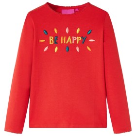 Children's long-sleeved t-shirt red 116 by vidaXL, Kids T-shirts - Ref: Foro24-13716, Price: 9,99 €, Discount: %