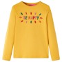 Dark ocher long-sleeved children's t-shirt 116 by vidaXL, Kids T-shirts - Ref: Foro24-13721, Price: 9,67 €, Discount: %