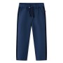 Pantalones infantiles con ribetes negros azul marino 140 de vidaXL, Pantalones de niños - Ref: Foro24-14926, Precio: 14,99 €,...