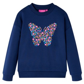 Marineblaues Kinder-Sweatshirt 140 von vidaXL, Kinder-T-Shirts - Ref: Foro24-14063, Preis: 14,99 €, Rabatt: %