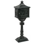 Green Stainless Vintage Style Aluminum Pedestal Mailbox by vidaXL, mailboxes - Ref: Foro24-43893, Price: 248,44 €, Discount: %