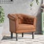 Brown synthetic leather armchair by vidaXL, Armchairs - Ref: Foro24-356497, Price: 173,99 €, Discount: %