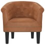 Brown synthetic leather armchair by vidaXL, Armchairs - Ref: Foro24-356497, Price: 173,99 €, Discount: %