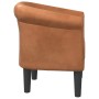 Sillón cuero sintético marrón de vidaXL, Sillones - Ref: Foro24-356497, Precio: 176,68 €, Descuento: %