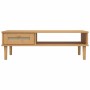 Mesa de centro SENJA aspecto ratán madera marrón 100x55x33 cm de vidaXL, Mesas de centro - Ref: Foro24-358046, Precio: 68,49 ...