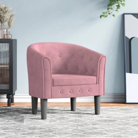 Pink velvet armchair by vidaXL, Armchairs - Ref: Foro24-356474, Price: 165,99 €, Discount: %