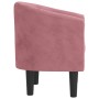 Pink velvet armchair by vidaXL, Armchairs - Ref: Foro24-356474, Price: 168,00 €, Discount: %