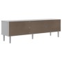 Mueble de TV SENJA aspecto ratán madera pino blanco 158x40x49cm de vidaXL, Muebles TV - Ref: Foro24-358044, Precio: 95,90 €, ...