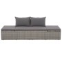 Cama de jardín 195x60 cm ratán sintético gris de vidaXL, Camas para exteriores - Ref: Foro24-43955, Precio: 226,26 €, Descuen...