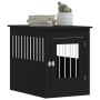 Black engineered wood dog cage 55x80x68 cm by vidaXL, Dog kennels - Ref: Foro24-838324, Price: 96,12 €, Discount: %