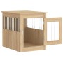 Hundekäfig aus Holzwerkstoff Sonoma-Eiche 55x75x65 cm von vidaXL, Hundehütten - Ref: Foro24-838318, Preis: 99,49 €, Rabatt: %