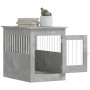 Jaula para perros madera ingeniería gris hormigón 55x80x68 cm de vidaXL, Casetas para perros - Ref: Foro24-838326, Precio: 11...